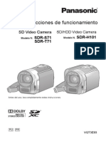 Manual Filmadora SDR-H101