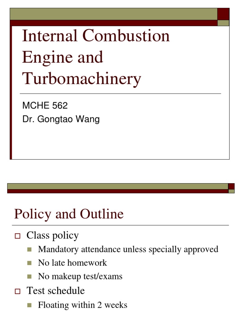 Principle of Turbomachinery Turbomachinery Turbine