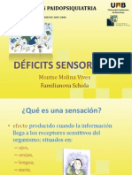 Modulo-8 Deficit Sensorial