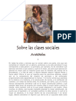 Aristóteles - Sobre Las Clases Sociales PDF