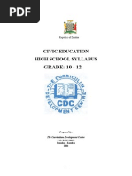 Download Civic Education Syllabus Grade 10-12 by Evangelist Kabaso SN177254666 doc pdf