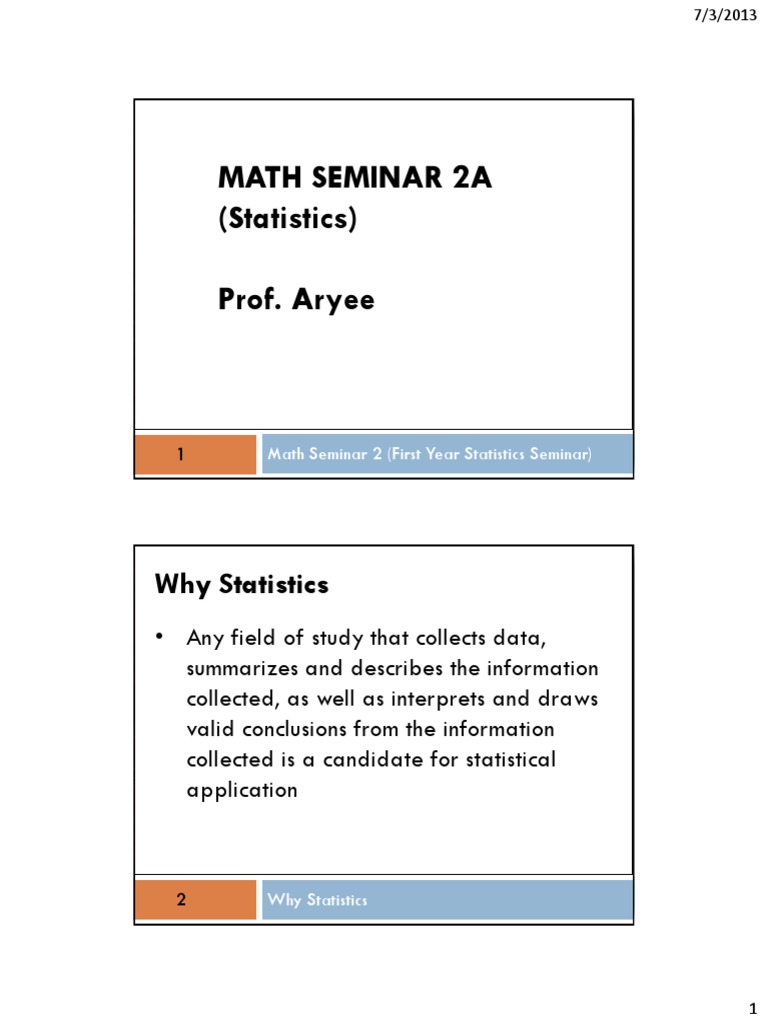 Understanding Statistics Basics | PDF | Causality | Statistics