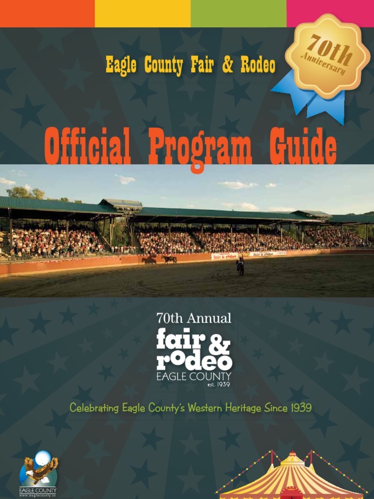 Eagle County Fair & Rodeo Program Guide PDF Rodeo Equestrianism