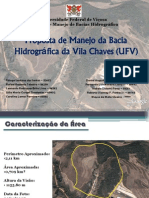 Proposta de Manejo Da Bacia Hidrográfica Da Vila Chaves