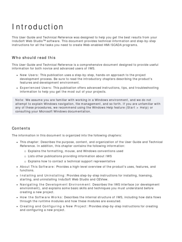 User Guide Indu Soft PDF Windows Xp Microsoft Windows