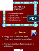 Energy: Sub Chapter Covered