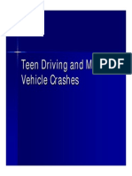 Teen Driving Vehicle Crashes Presentation