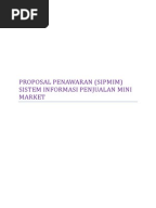 Proposal Penawaran Sistem Informasi Penjualan Pada Mini Market