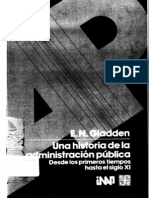 Una Historia de La Administracion Publica Vol 1