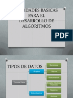 Entidades Basicas para El Desarrollo de Algoritmos