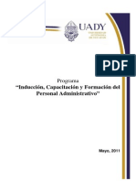 Induccion Capacitacion y Formacion Del Personal Administrativo
