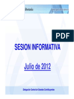 Sesion de Julio 2012 Sociedades