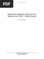 Install and Configure The Email Server in Windows Server 2003 + Outlook Express