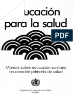 Educ. Para La Salud OMS