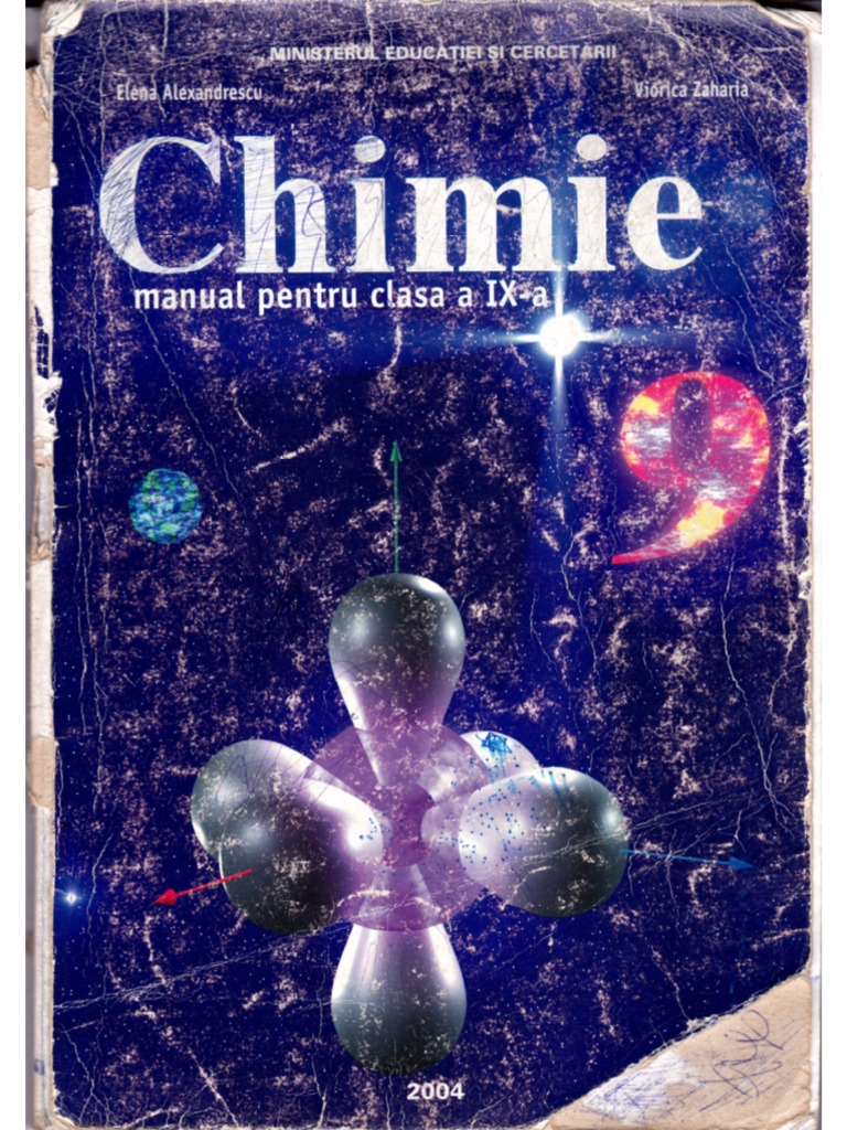 Chimie Clasa A IX-A - E Alexandrescu - V Zaharia - LVS Crepuscul | PDF