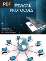 Network Protocols: Presented By: Ns-Sarah Shiraz Ns-Sabaina Haroon