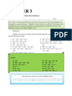 Adding and Subtracting Polynomials