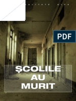 Scolile Si Facultatile Au Murit PA Manifest de Pera Novacovici