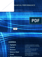 Financial Performance Report Template PowerPoint