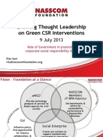 Event - Green CSR Interventions - CSR - Presentation - Nasscom