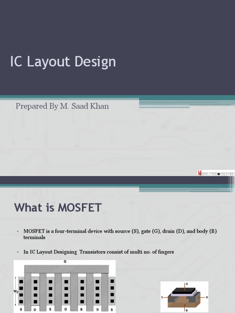 IC Layout Design Process Overview | PDF | Semiconductor Device ...
