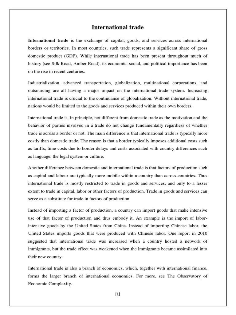 Tariff and Non-Tariff Barriers Explained | PDF | Non Tariff Barriers To ...