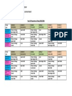 Programme of Study 2013 Year 10