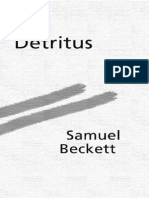 Beckett, Samuel - Detritus