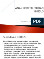 Klasifikasi Anak Berkebutuhan Khusus