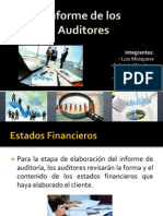 Informe de Los Auditores