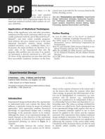 Chemometrics y Statistics Experimental Design 8-13