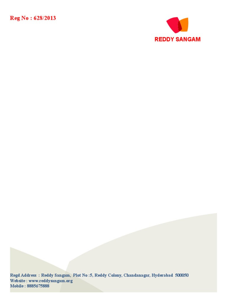 Reddy Sangam | PDF | Career & Growth
