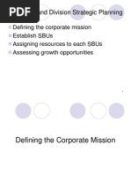 Corporate Starategic Planning