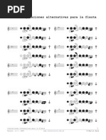 Dedilhação Alternativa de Flauta