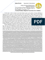 Trafficking As A Human Security Problem Misplaced Concreteness For A Solution English For International Relations Review