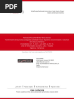 Transformación de Las Prácticas Pedagógicas A Través de Nuevos Dispositivos de Comunicación y La Es