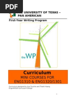 curriculum for mini courses