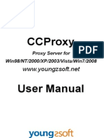 CCProxy Internet connection sharing software