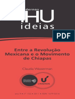 Entre A Revolução Mexicana e o Movimento de Chiapas