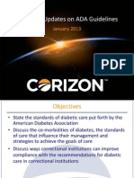 D-2B Diabetes Guidelines for Corrections