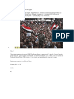 Protestas afectan la economía de Egipto