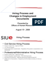 Hiring Process&Document Changes FY09