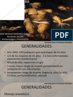 Anestesia para El Paciente Geriatrico