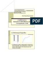 Capitulo2 TensaoeDeformacao CarregamentoAxial PDF