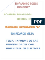 Informe Universidades