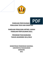 Pedoman Penulisan Tesis UNPAD