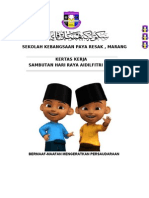 Kertas Kerja Majlis Raya 2013