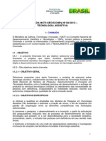 CHAMADA MCTI-SECIS-CNPq #84-2013 - Tecnologia Assistiva