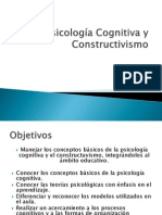 Psicología Cognitiva y Constructivismo 1