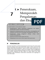 Topik 7 Penerokaan, Memperoleh Pengalaman Dan Ekspresi